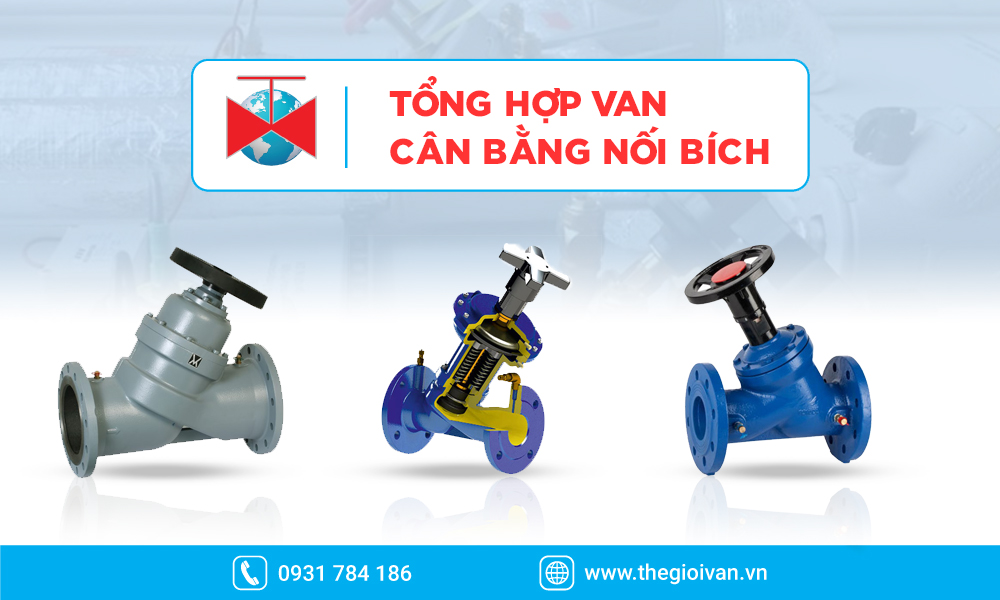 Tổng hợp các loại van cân bằng nối bích thịnh hành hiện nay